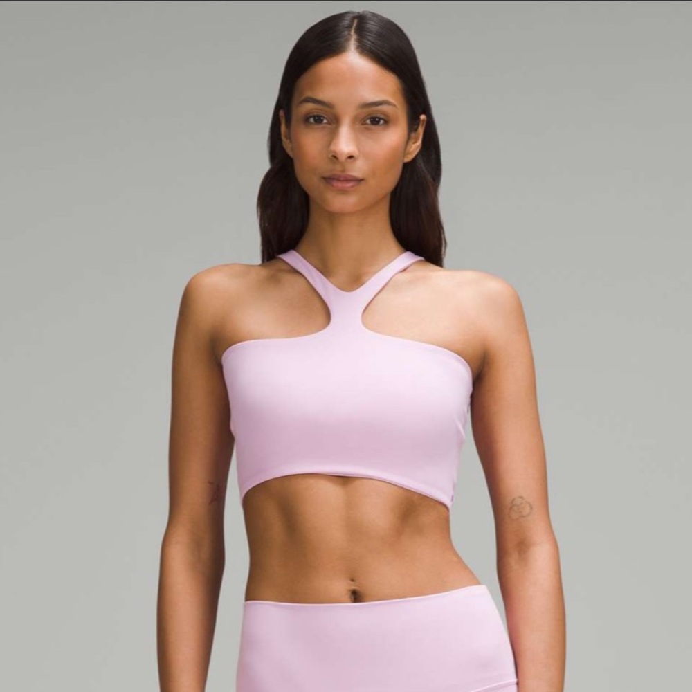 Lululemon Bend This V and Racer Bra *Light Support, A-C Cups Pink